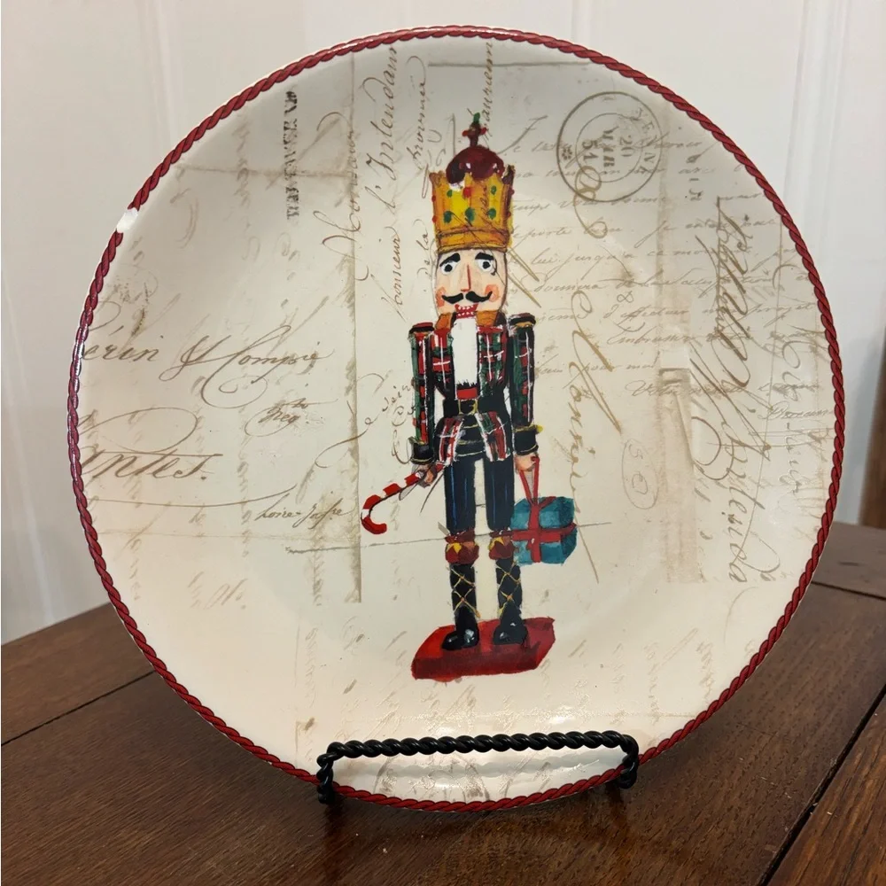 Williams Sonoma Nutcracker Salad Plate 8 5/8